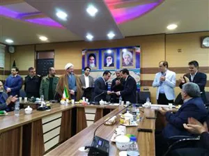 مراسم تکریم و معارفه سرپرست شبکه بهداشت و درمان جلفا برگزار گردید  