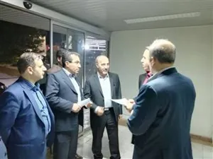 حضور آقای دکتر صومی در شبکه بهداشت و درمان جلفا