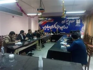 برگزاری جلسه کارگروه بهداشت، سلامت و بیولوژیک در سالن اجتماعات بیمارستان دکتر ساجدی هادیشهر