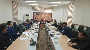 چهارمین جلسه قرارگاه زیستی کارگروه پدافند غیرعامل شهرستان جلفا با محوریت پیشگیری و مقابله با ویروس کرونا
