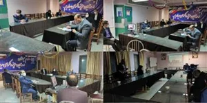 برگزاری وب کنفرانس رؤسا و معاونین شبکه های بهداشت و درمان استان آذربایجان شرقی با دکتر محمد حسین صومی رئیس دانشگاه علوم پزشکی تبریز عصر روز جمعه ۱/۱ /۹۹ 