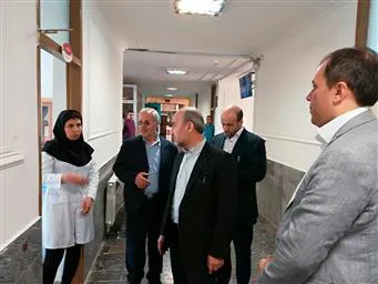 بازدید دکتر صومی ازمرکز بهداشتی و درمانی منطقه آزاد ارس