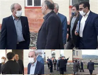 بازدید ریاست محترم دانشگاه علوم پزشکی تبریز از پروژه های عمرانی شهرستان جلفا