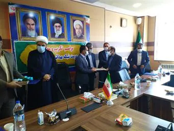 برگزاری مراسم تکریم و معارفه سرپرست شبکه بهداشت و درمان جلفا
